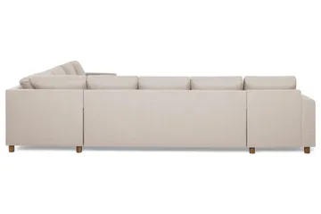 Crazy 7-sits Vändbar L-formad XX-Large Hörnsoffa i Tyg - Beige - Möbler - Soffa - Hörnsoffa