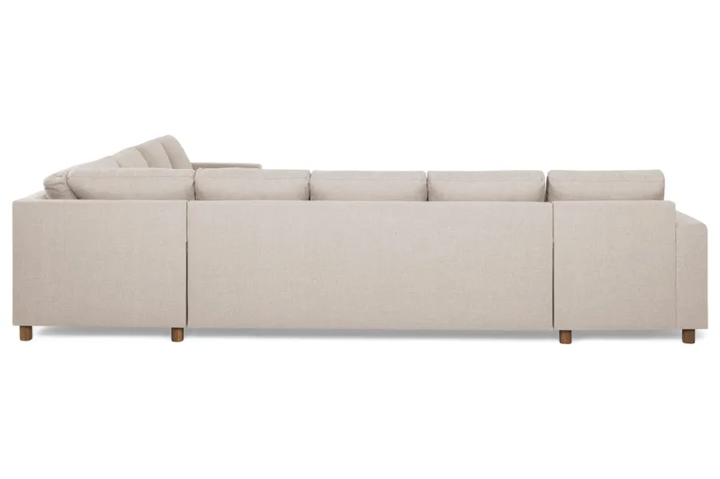 Crazy 7-sits Vändbar L-formad XX-Large Hörnsoffa i Tyg - Beige - Möbler - Soffa - Hörnsoffa