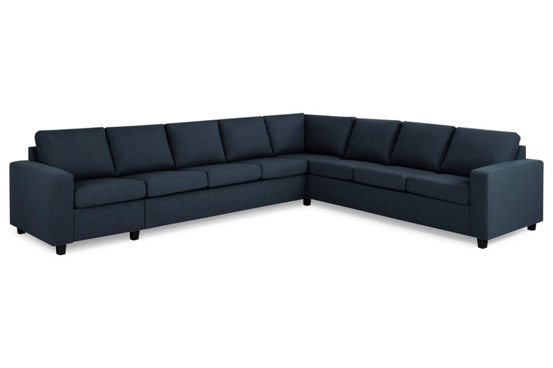 Crazy 7-sits Vändbar L-formad XX-Large Hörnsoffa i Tyg - Mörkblå - Möbler - Soffa - Hörnsoffa