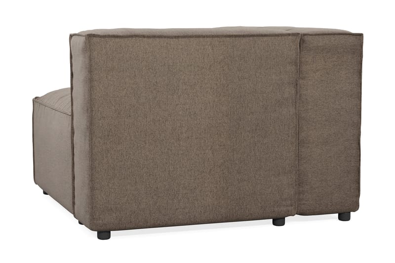 Cubo 2-sits Vänstermodul i Tyg 120 cm bred - Grå - Möbler - Soffa - Modulsoffor - Övriga moduler till modulsoffa