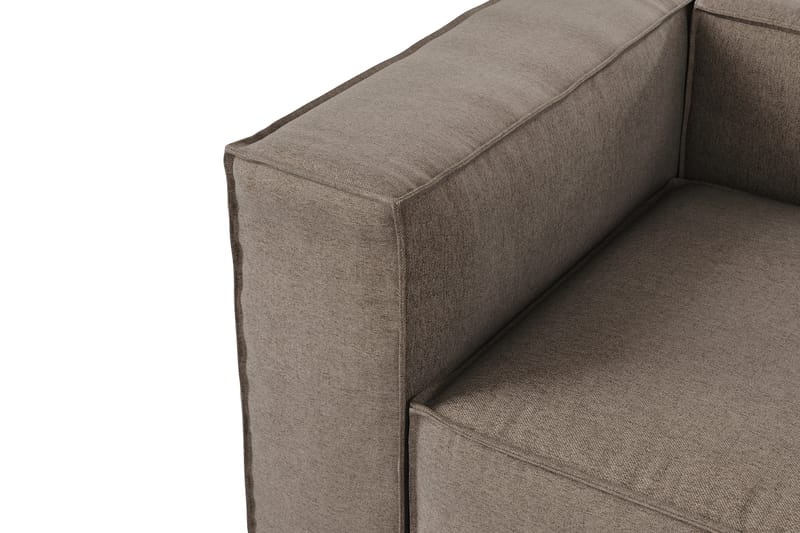 Cubo 2-sits Vänstermodul i Tyg 120 cm bred - Grå - Möbler - Soffa - 2 sits soffa