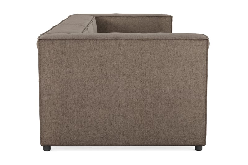 Cubo 4-sits Djup Modulsoffa i Tyg - Grå - Möbler - Soffa - 3 sits soffa