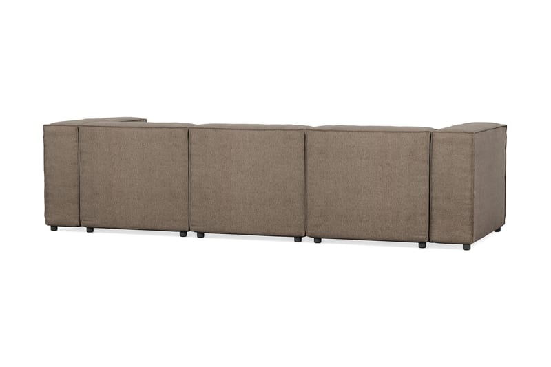 Cubo 4-sits Djup Modulsoffa i Tyg - Grå - Möbler - Soffa - 3 sits soffa