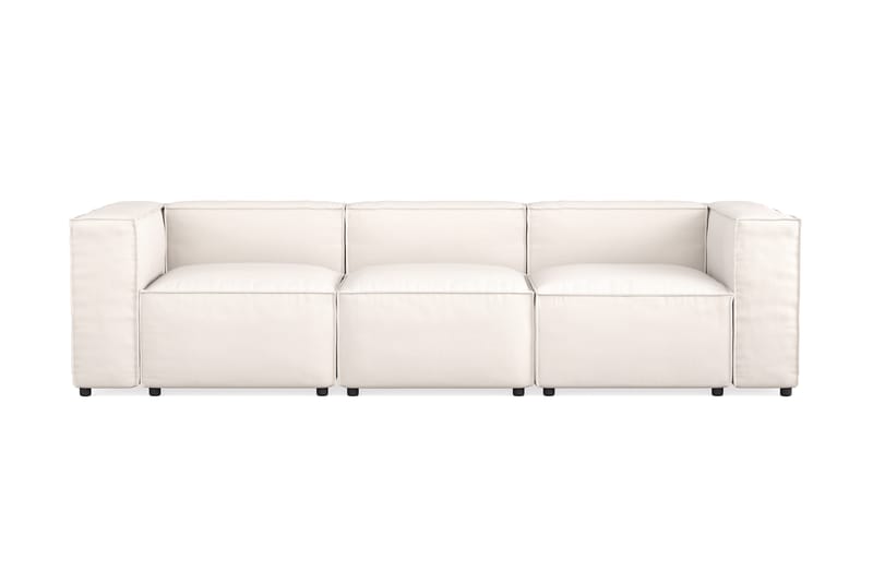 Cubo 4-sits Djup Modulsoffa i Tyg - Vit - Möbler - Soffa - 3 sits soffa