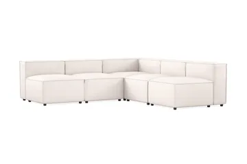 Cubo 5-sits L-formad Djup Modulhörnsoffa i Tyg