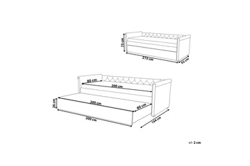 Argenteuil Dagbädd 80x200 cm - Beige - Möbler - Soffa - Dagbäddar