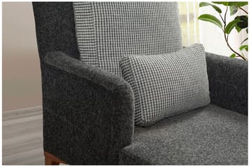 Biforco Dagbädd med Rygg - Antracit/Natur - Möbler - Soffa - Dagbäddar
