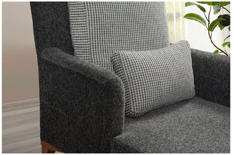 Biforco Dagbädd med Rygg - Antracit/Natur - Möbler - Soffa - Dagbäddar