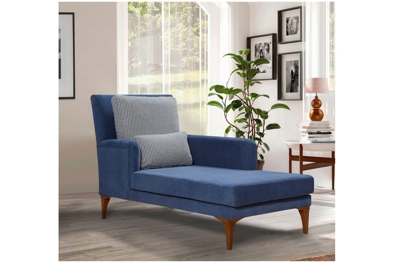 Biforco Dagbädd med Rygg - Blå/Natur - Möbler - Soffa - Dagbäddar