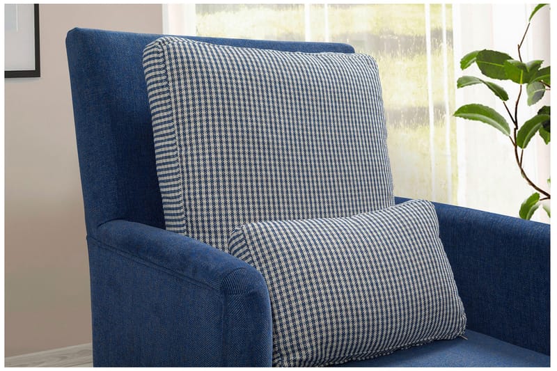 Biforco Dagbädd med Rygg - Blå/Natur - Möbler - Soffa - Dagbäddar