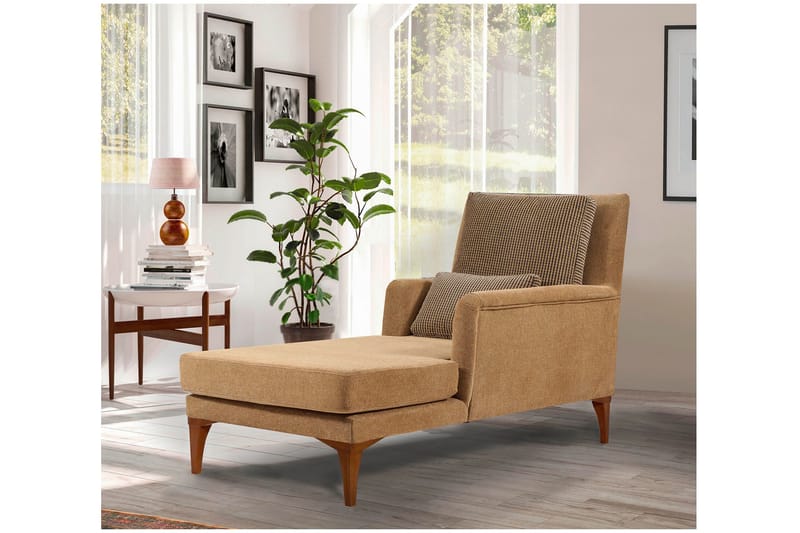 Biforco Dagbädd med Rygg - Gul/Natur - Möbler - Soffa - Dagbäddar