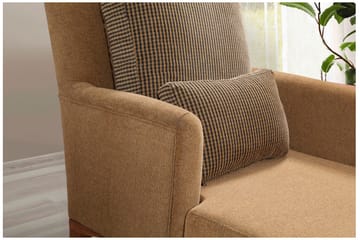 Biforco Dagbädd med Rygg - Gul/Natur - Möbler - Soffa - Dagbäddar