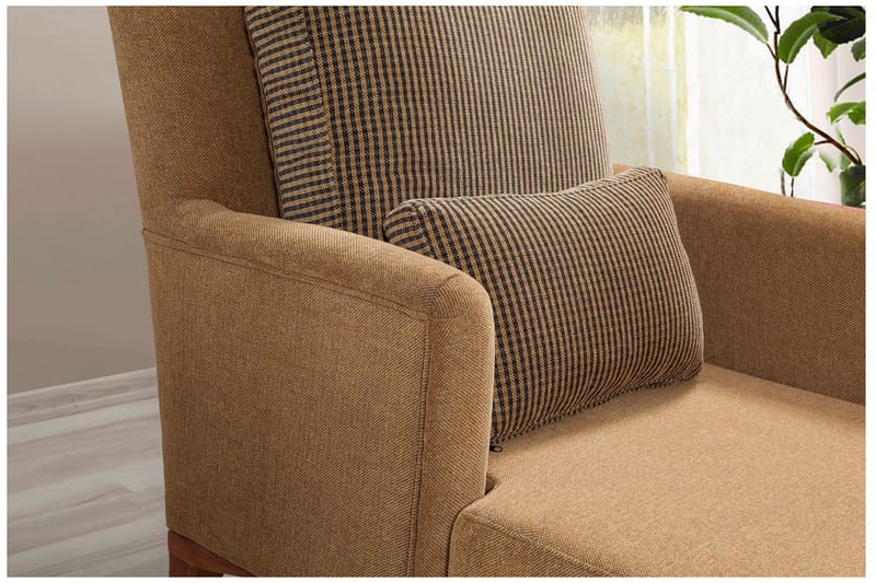 Biforco Dagbädd med Rygg - Gul/Natur - Möbler - Soffa - Dagbäddar