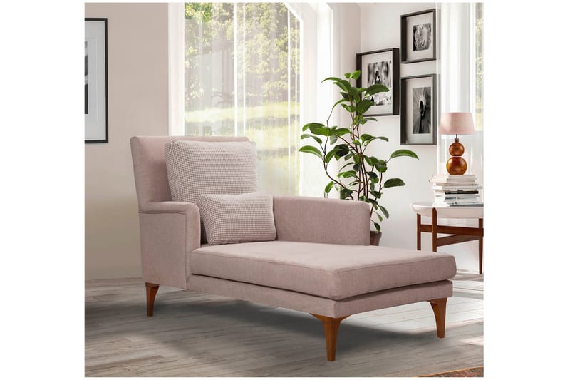 Biforco Dagbädd med Rygg - Rosa/Natur - Möbler - Soffa - Dagbäddar