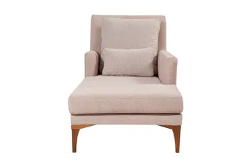 Biforco Dagbädd med Rygg - Rosa/Natur - Möbler - Soffa - Dagbäddar