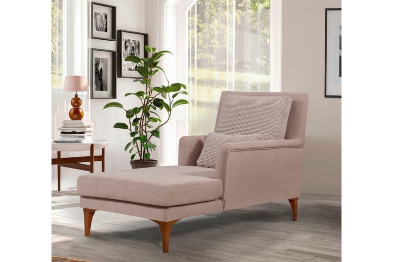 Biforco Dagbädd med Rygg - Rosa/Natur - Möbler - Soffa - Dagbäddar