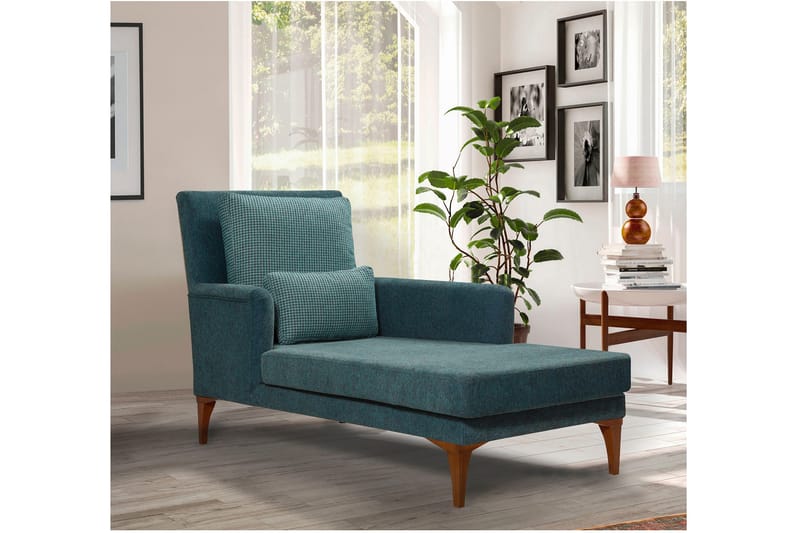 Biforco Dagbädd med Rygg - Turkos/Natur - Möbler - Soffa - Dagbäddar