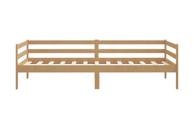Dagbädd honungsbrun massiv furu 90x200 cm - Brun - Möbler - Soffa - Dagbäddar