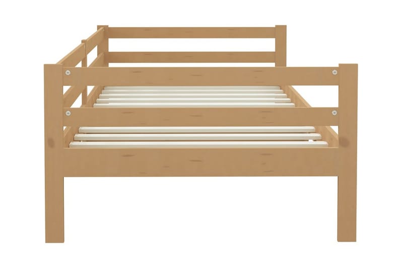 Dagbädd honungsbrun massiv furu 90x200 cm - Brun - Möbler - Soffa - Dagbäddar
