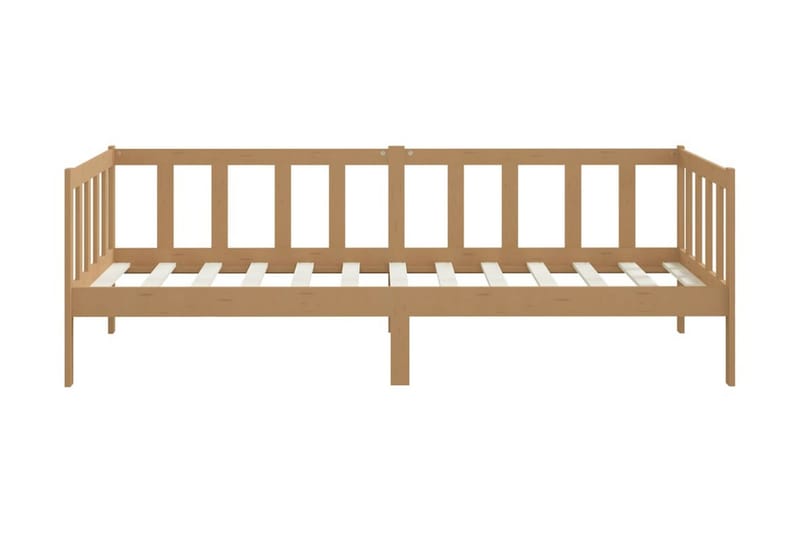 Dagbädd honungsbrun massiv furu 90x200 cm - Honungsbrun - Möbler - Soffa - Dagbäddar