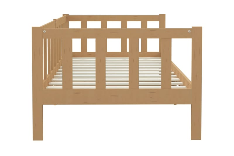 Dagbädd honungsbrun massiv furu 90x200 cm - Honungsbrun - Möbler - Soffa - Dagbäddar