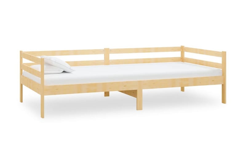 Dagbädd massiv furu 90x200 cm - Brun - Möbler - Soffa - Dagbäddar