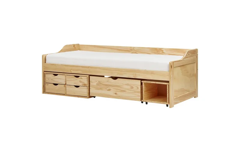 Dagbädd Royville med förvaring Ljus Trä - Ljus Trä - Möbler - Soffa - Dagbäddar