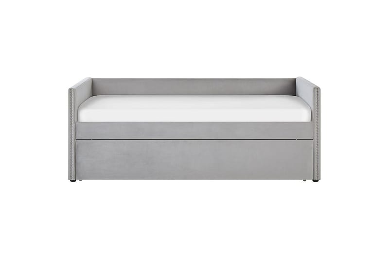 Dagbädd Troyes med lamellram Grå - Grå - Möbler - Soffa - Dagbäddar