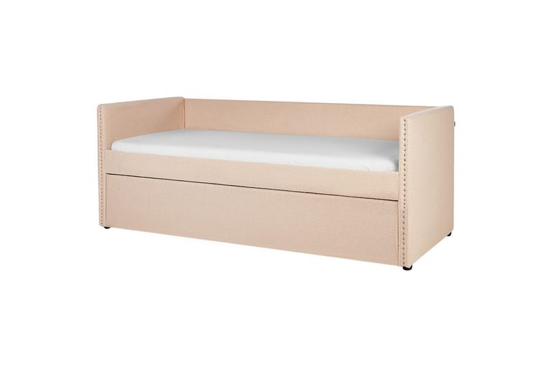 Dagbädd Troyes med lamellram Rosa - Rosa - Möbler - Soffa - Dagbäddar