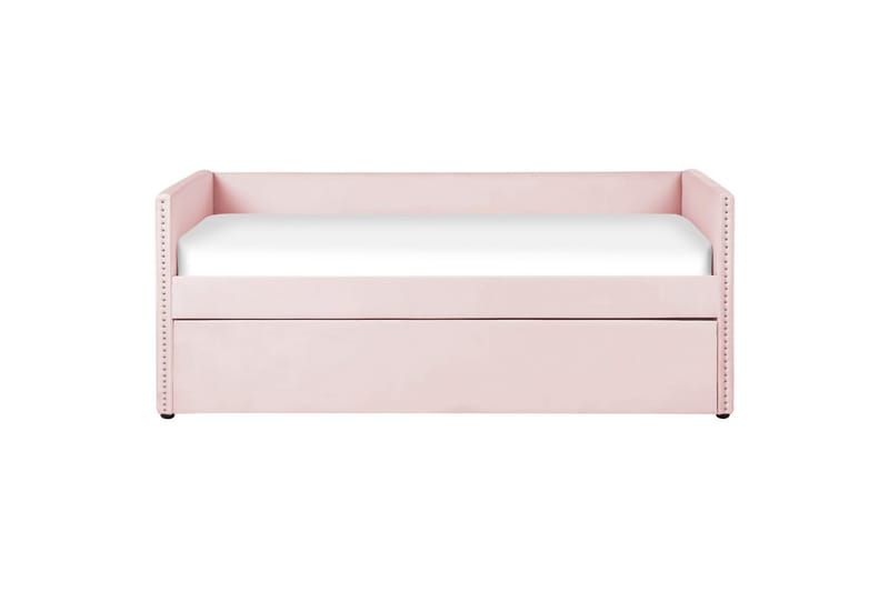 Dagbädd Troyes med lamellram Pastellrosa - Pastellrosa - Möbler - Soffa - Dagbäddar