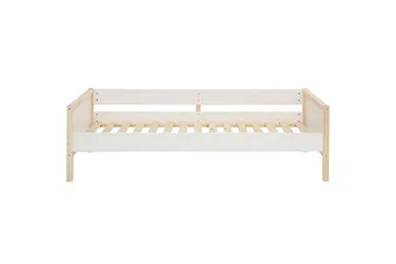 Dagbäddar utan rygg Loft24 Sängsoffa Square Line Vit,Natur - Möbler - Säng - Gästsäng & extrasäng - Utdragssäng