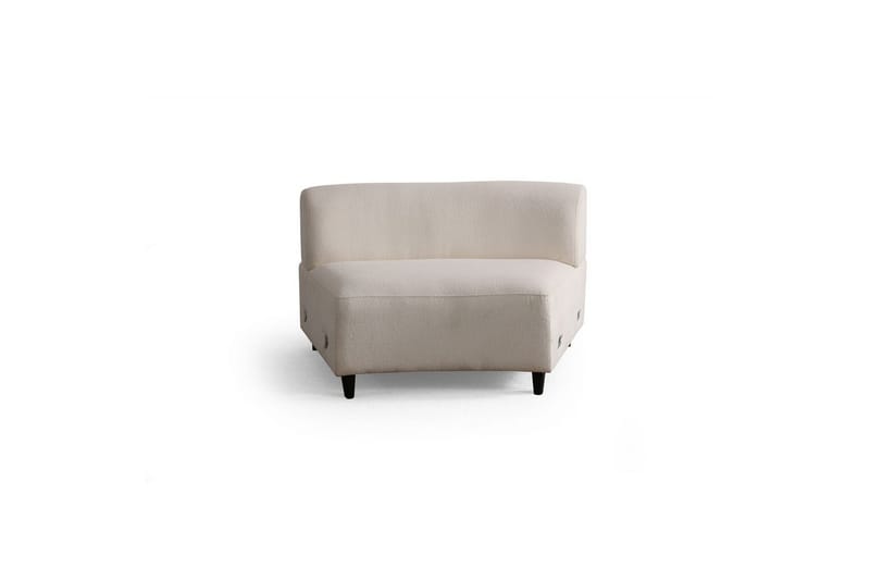 Dariya Svängd Soffa 3-sits - Cream - Möbler - Soffa - 3 sits soffa