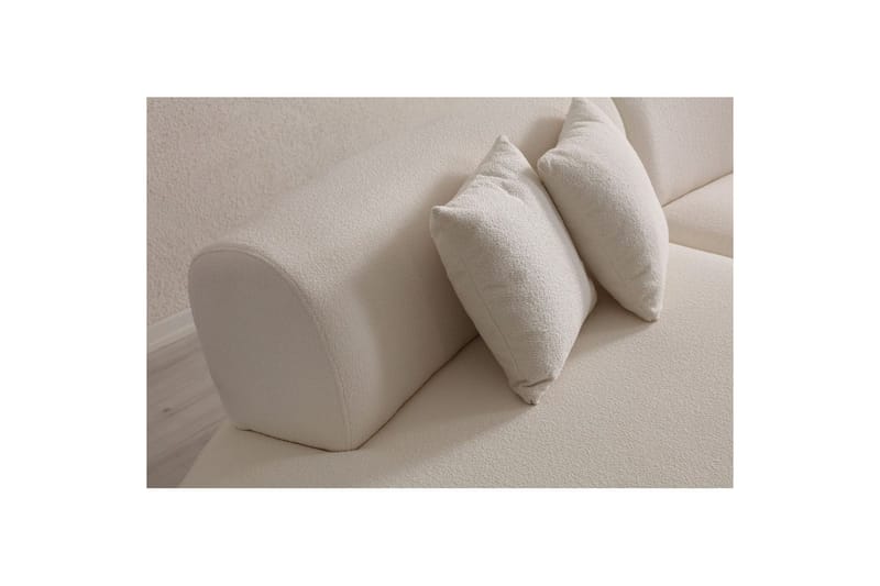 Dariya Svängd Soffa 4-sits - Cream - Möbler - Soffa - 4 sits soffa