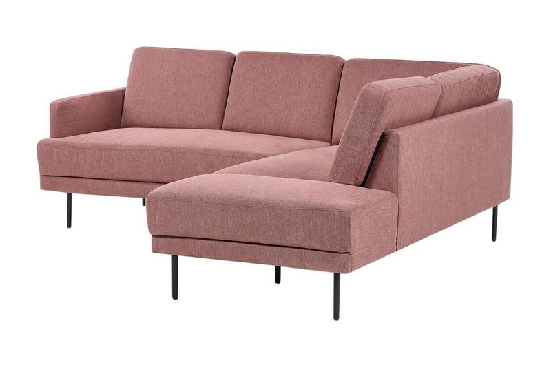 Deajna Hörnsoffa 4-sits - Rosa/Brun/Svart - Möbler - Soffa - Hörnsoffa