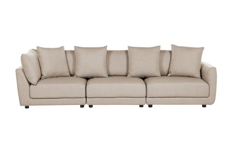 Delisha Soffa 3-sits, Beige/Svart