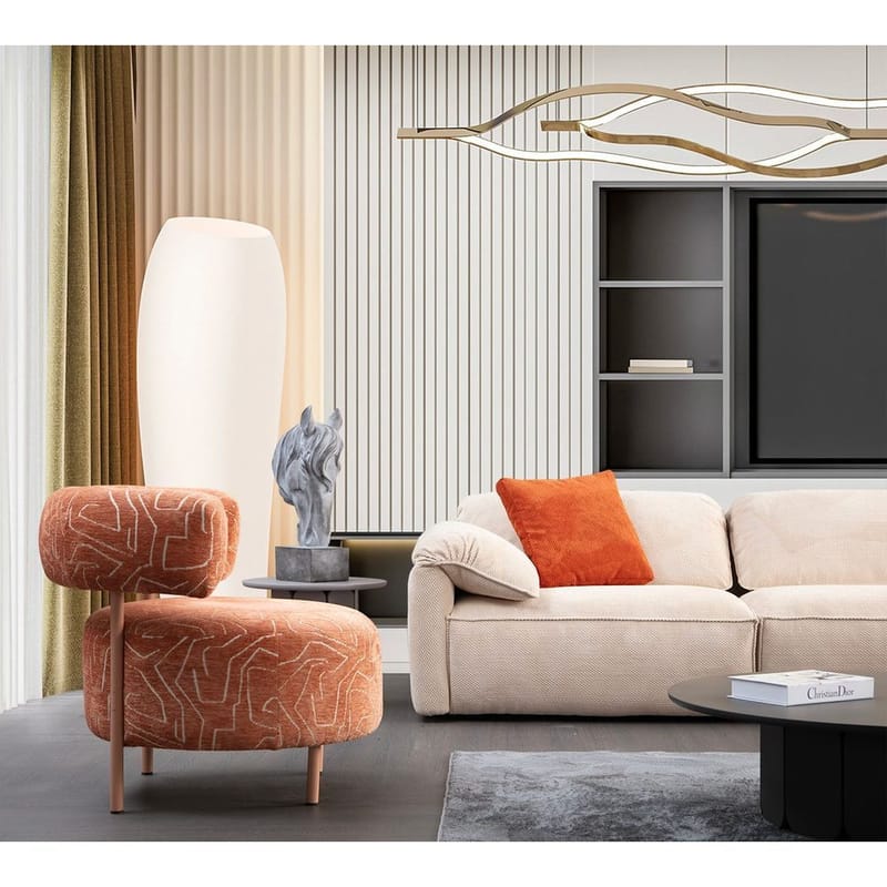 Derebasi 4-sits Hörnsoffa - Krämvit - Möbler - Soffa - Hörnsoffa - Hörnsoffa med divan