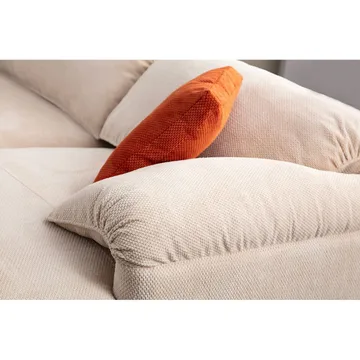 Derebasi 6-sits Hörnsoffa Två Hörn - Krämvit - Möbler - Soffa - Hörnsoffa