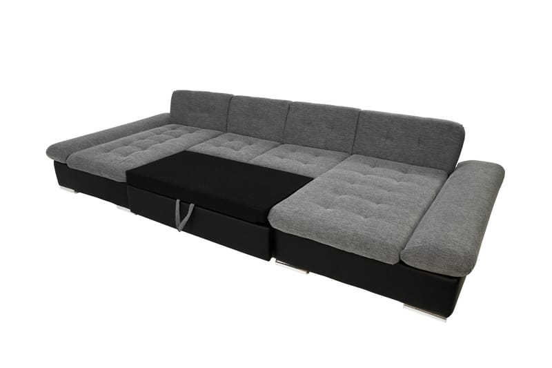 Dewitt Bäddsoffa Dubbelschäslong 4-sits - Grön - Möbler - Soffa - Bäddsoffa
