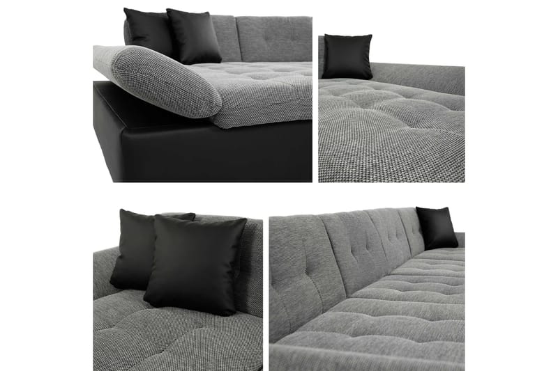 Dewitt Bäddsoffa Dubbelschäslong 4-sits - Grön - Möbler - Soffa - Bäddsoffa