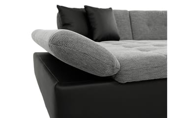 Dewitt Bäddsoffa Dubbelschäslong 4-sits i Sammet - Gul - Möbler - Soffa - Bäddsoffa