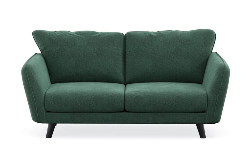 Trend Lyx 2-sits Sammetssoffa - Mörkgrön - Möbler - Soffa - 2 sits soffa