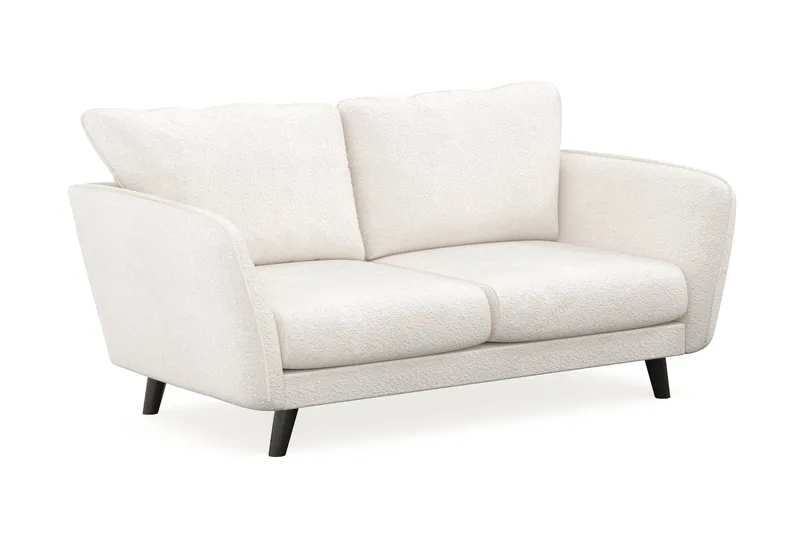 Trend Lyx 2-sits Soffa i Bouclé - Vit - Möbler - Soffa - 2 sits soffa