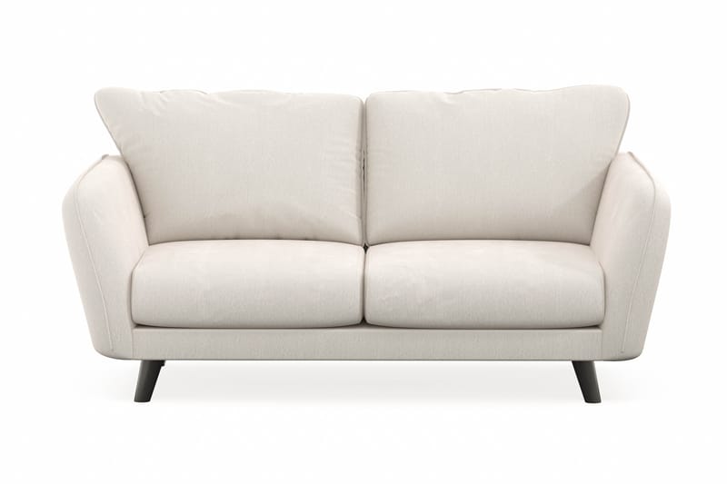 Trend Lyx 2-sits Soffa - Vit Sammet - Divansoffor & schäslongsoffa - 2 sits soffa med divan