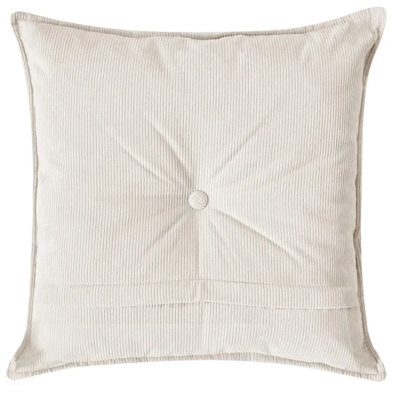 3-sits soffa Dolva - Vit, Svart/Högervänd/Manchestertyg - Möbler - Soffa - Divansoffor & schäslongsoffa