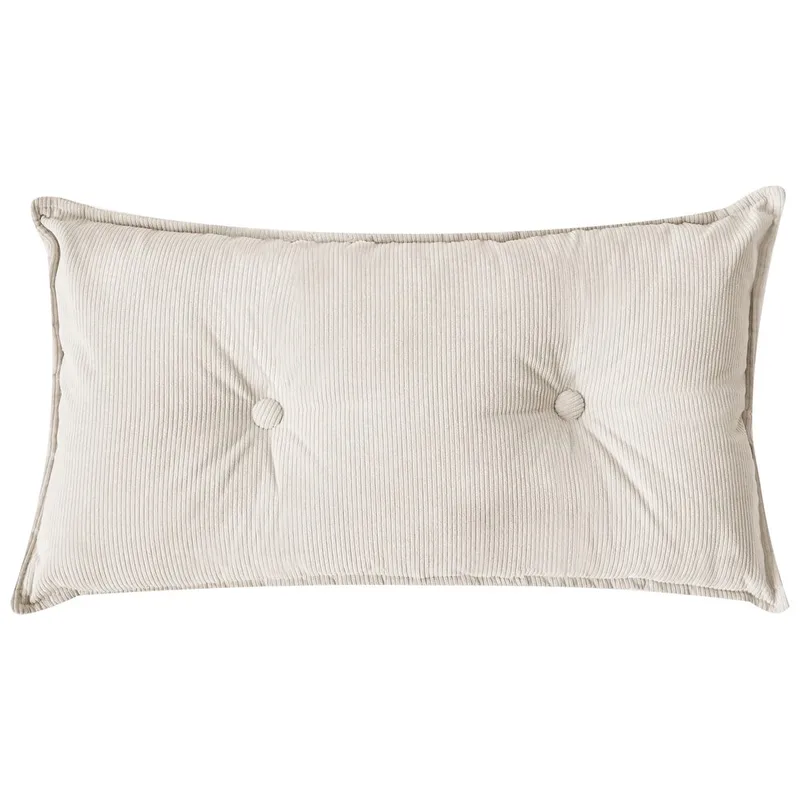 3-sits soffa Dolva - Vit, Svart/Högervänd/Manchestertyg - Möbler - Soffa - Divansoffor & schäslongsoffa