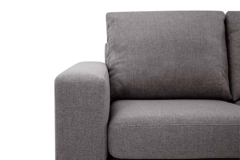 Crazy Limited Edition 4-sits Högervänd L-formad Schäslongsoffa i Tyg - Grå - Möbler - Soffa - Divansoffor & schäslongsoffa - 4 sits soffa med divan