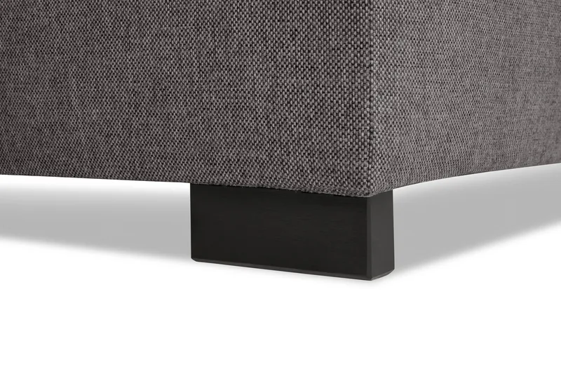 Crazy Limited Edition 4-sits Vänstervänd L-formad Djup Schäslongsoffa i Tyg - Grå - Möbler - Soffa - Divansoffor & schäslongsoffa - 4 sits soffa med divan