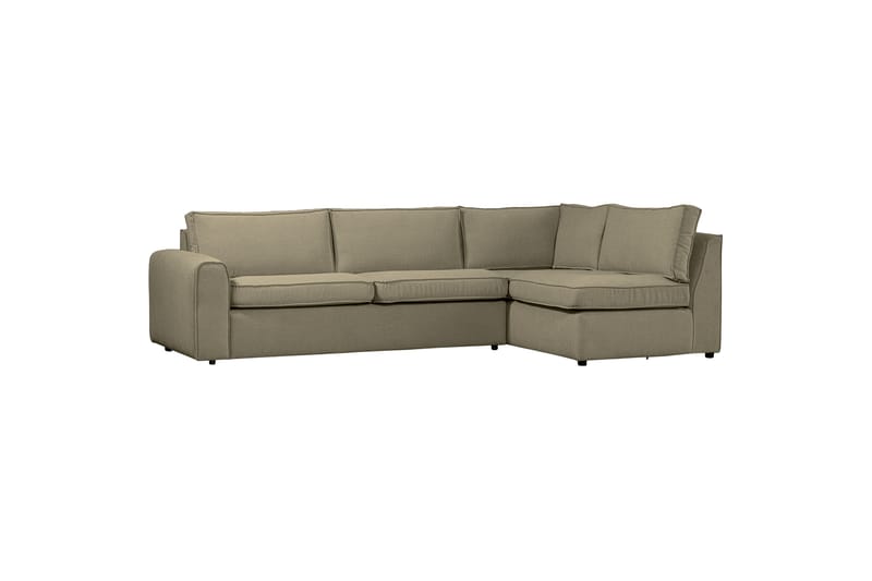 Freek Soffa med Schäslong 3-sits - Ljusgrön - Divansoffor & schäslongsoffa - 3 sits soffa med divan