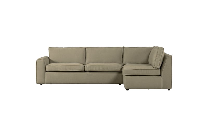 Freek Soffa med Schäslong 3-sits - Ljusgrön - Möbler - Soffa - Divansoffor & schäslongsoffa - 3 sits soffa med divan
