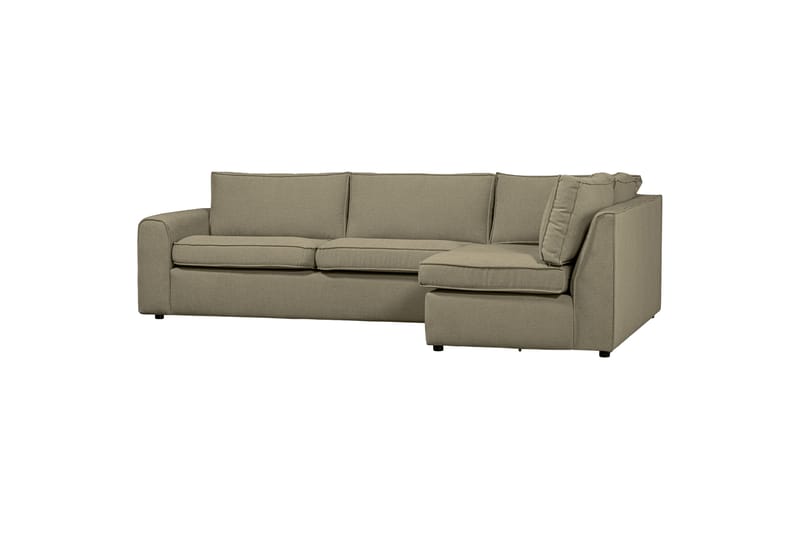 Freek Soffa med Schäslong 3-sits - Ljusgrön - Möbler - Soffa - Divansoffor & schäslongsoffa - 3 sits soffa med divan